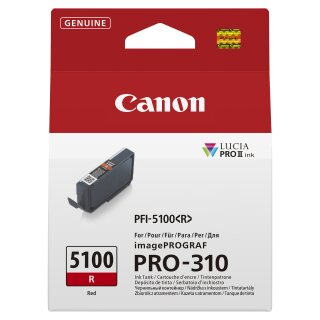 CANON PFI-5100 SERIES Red ink tank
