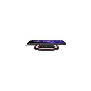 RealPower Ladegerät FreeCharge-10 + Adapter schwarz/rosa