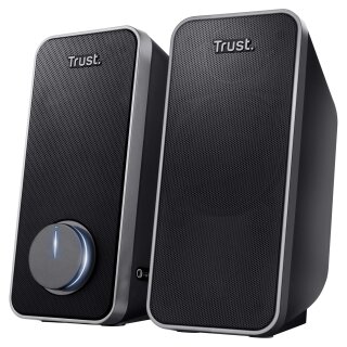 Trust Arys 2.0-Lautsprecherset - 14 Watt (Gesamt) - USB - schwarz