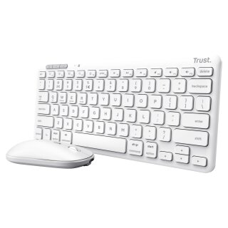 Trust Lyra Wireless Keyboard & Mouse White DE
