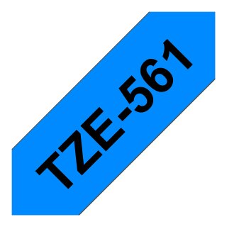 BROTHER P-Touch TZE-561 schwarz auf blau 36mm
