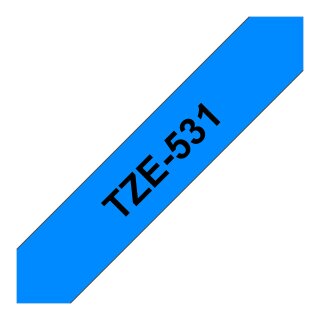 BROTHER P-Touch TZE-531 schwarz auf blau 12mm