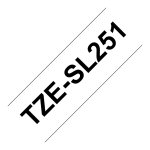 BROTHER TZeSL251 tape Black on White 24mm