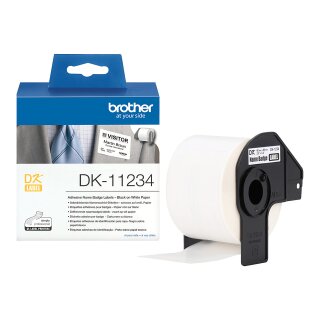 BROTHER name badge labels 260 pcs/roll 60 x 86 DK single label roll