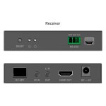 DIGITUS Extender Set HDMI Fiber IP 4K/60Hz schwarz