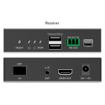 DIGITUS Extender Set HDMI Fiber 4K/60Hz schwarz