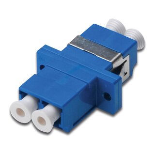 DIGITUS LWL Kupplung LC->LC Singlemode Duplex OS2 blau