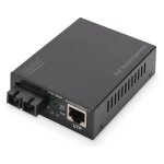 DIGITUS Konverter Gigabit PoE Multim. Media RJ45/SC MM PSE