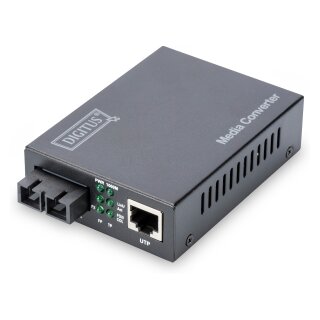 DIGITUS Medienkonverter Gigabit RJ45/SC Singelmode