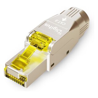 DIGITUS Feldstecker CAT 8.1 geschirmt werkzeugfreie Montage