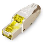 DIGITUS Feldstecker CAT 8.1 geschirmt werkzeugfreie Montage