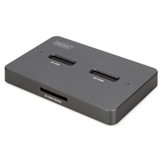 Docking USB-C->NVMe SSD,SATA SSD, SD