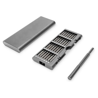 DIGITUS Schraubendreher Feinmechanik 57-teilig silber