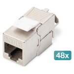 DIGITUS Keystone Jack Cat6A/RJ45->LSA geschirmt 500MHz...