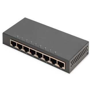 Digitus 8-Port Gigabit (schwarz)