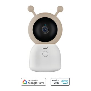 Omajin by Netatmo Babyphone Kamera - Akku - 2-Wege-Audio - weiß