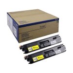 Brother Toner TN-900YTWIN Gelb Doppelpack (12000 Seiten)