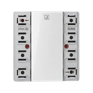 Jung LS 52921 ST KNX Tastsensor-Modul Universal, 2fach, F50, Serie LS