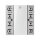 Jung LS 52921 ST KNX Tastsensor-Modul Universal, 2fach, F50, Serie LS