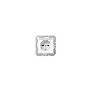 Jung A 1520 BFKINA WW SCHUKO-Steckdose 16A 250V Berührungs.- schutz SF bruchs.