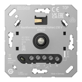 Jung RTR231 Raumthermostat (Heizen/Kühlen) 230 V