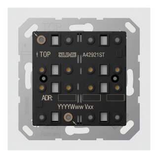 Jung LS 4292 1ST KNX Tastsensor-Modul Universal, 2fach, F40, Secure, Serie LS