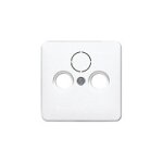 Jung CD 561 SAT WW Abdeckung für Antennen-/SAT-TV-Dose