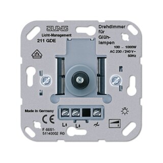 Jung 211 GDE UP-Drehdimmer 100-1000W