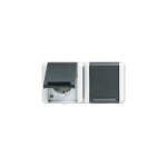 Jung 8220 W AP/WD-Doppel-Steckdose waagerecht