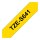 Brother TZe-S641 Schriftband, 18mm x 8m, schwarz auf gelb, stark klebend