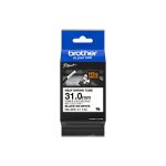 Brother HSe-261E Schrumpfschlauch schwarz auf wei (31 mm)