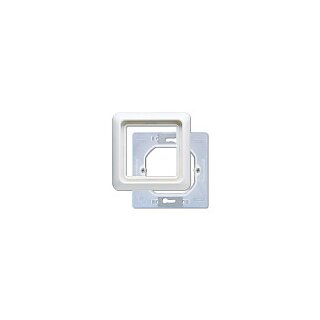 Jung CD 681 WU WW UP/WD-Abdeckrahmen 1f mit Dichtflansch