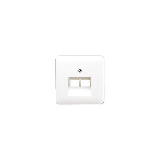 Jung CD 569-2 UA WW Abdeckung für zwei IAE/UAE-Dosen