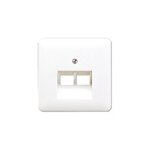 Jung CD 569-2 UA WW Abdeckung für zwei IAE/UAE-Dosen