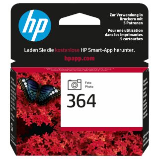 HP Tintenpatrone - CB317EE - No.364 - fotoschwarz - 3ml