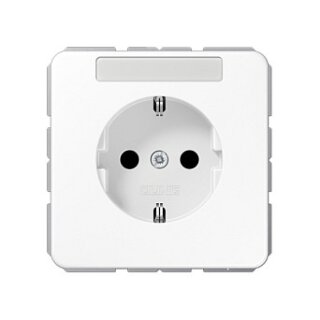 Jung CD1520NAWW SCHUKO Steckdose mit Schriftf.