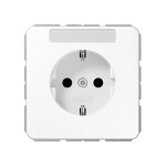Jung CD1520NAWW SCHUKO Steckdose mit Schriftf.
