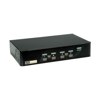 ROLINE DisplayPort USB 2.0 KVM Switch, 1 User - 4 PC