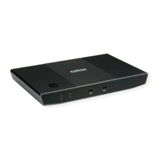 ROLINE KVM Switch, HDMI 4K, USB, 1 User - 2 Mobilgerte
