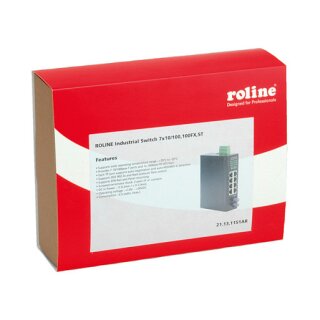 ROLINE Industrie Switch 7x RJ-45 1x ST unmanaged