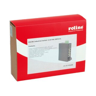 ROLINE Industrie Switch 7x RJ-45 1x SC unmanaged