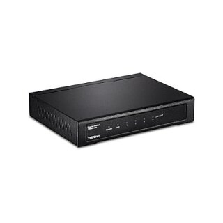 TRENDnet TEG-S51SFP Gigabit Ethernet (10/100/1000) Schwarz Netzwerk Switch