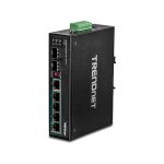 TRENDnet TI-PG62 6-Port Gigabit Switch PoE+ DIN-Rail...