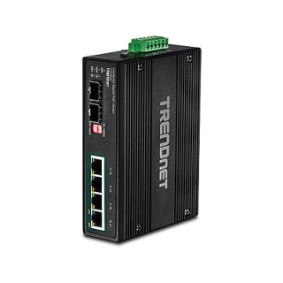 TRENDnet TI-PG62B 6port Switch PoE+ 2SFP Industrial Gigabit