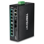 TRENDnet TI-PG102 10Port DIN-Rail Switch Industrial...