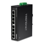 TRENDnet TI-E80 Industrial Fast Ethernet DIN-Rail Switch...