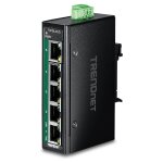 TRENDnet TI-PGLC50 5-Port Gigabit PoE+ Industrial...