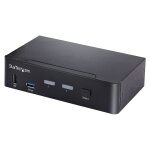 STARTECH.COM 2 Port USB C KVM Switch KVM Umschalter mit...
