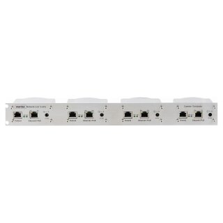 Wantec 2wIP D-Serie RJ45 19" Rackgerät 4x Sender Switchseite