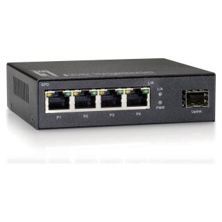 LevelOne GEU-0521 Gigabit 4 Port + 1 SFP Switch